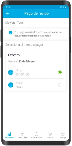 Mi movistar pagar recibo